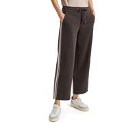 Street One 3716767 Straight Leg-Pantaloni strutturati, Marrone Scuro, 46W x 30L Donna
