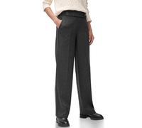 Street One 3717028 Pantaloni a Gamba Dritta Melange, Nero, 34W x 32L Donna