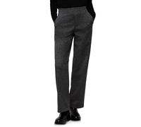 Street One 3817592 Straight Leg Jacquard Pantaloni, Gravel Grey Mel, 42W x 30L Donna