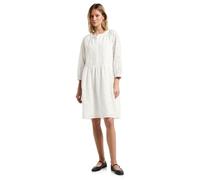 Street One A144349 Abito con Ricami Traforati, Bianco Sporco, 48 Donna