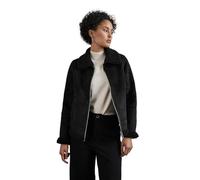 Street One A201959 Giacca Corta con Pelliccia Teddy, Nero, 44 Donna