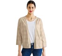 Street One A253591 Cardigan Strutturato, Light Smooth Sand Melange, 44 Donna