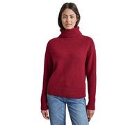 Street One A302967 Maglione Mouliné, Rosso-Autumn Red, 52 Donna
