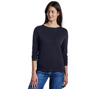 Street One A302973 Morbido Maglione Lavorato a Maglia, Blu Profondo, 42 Donna