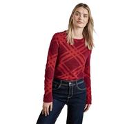 Street One A322234 Morbida Maglietta a Maniche Lunghe, Rosso bietola, 50 Donna
