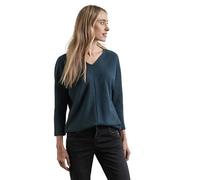 Street One A322508 Maglietta con Struttura Diagonale, Cool Vintage Green, 42 Donna