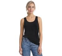 Street One A322896 Top Basic in Tinta Unita, Nero, 52 Donna