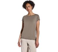 Street One A323150 Maglietta con Nastro Decorativo, Marrone Pietra, 42 Donna