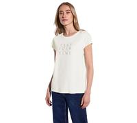 Street One A323172 Maglietta con Scritta in Lingua Inglese, Bianco Sporco, 48 Donna