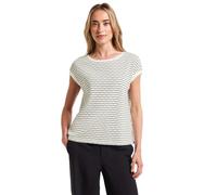 Street One A323500 Maglia a Righe Ondulate, Bianco Sporco, 46 Donna