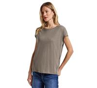 Street One A323505 Maglietta con Dettagli all'Uncinetto, Dark Tumbled Beige, 42 Donna