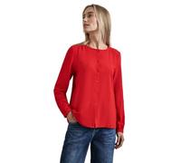 Street One A345113 Camicetta con Ricamo, Rosso-Autumn Red, 48 Donna