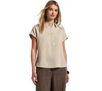 Street One A345397 Camicia in Misto Lino, Moonstone, Sabbia, 44 Donna
