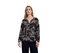 Street One A345450 Tunica con Dettagli Smock, Deep Tint Blue, 48 Donna