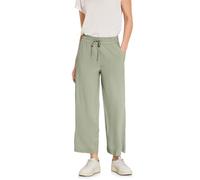 Street One A377224 Pantaloni 7/8 Culotte, Soft Moss Green, 36W x 26L Women's