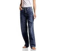 Street One A377776 Jeans Loose Fit, Blu Scuro Slavato, 29W x 30L Women's