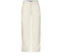 Street One A377911, A377911 Jeans 7/8 Culotte Donna, Ecru Wash, 30W / 26L