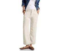 Street One A377911, A377911 Jeans 7/8 Culotte Donna, Ecru Wash, 33W / 26L