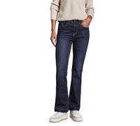 Street One A378136 Jeans Slim Fit, Dark Indigo Slightly Washed, 32W x 28L Women's