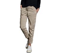 Street One A378679 Pantaloni Cargo, Buff Grey, 42W x 28L Donna