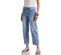 Street One A379179 Jeans a Gamba Dritta, Light Blue Washed, 35 Donna