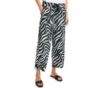 Street One A379189 Pantaloni con Motivo a Gamba Larga, Pine Grove Green, 40W x 26L Donna