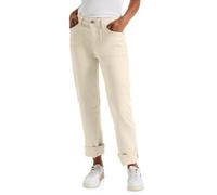 Street One A379424 Jeans a Gamba Dritta, Ecru Washed, 27W x 26L Donna