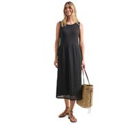 Street One Abito Midi con Gonna in Pizzo Nero 46