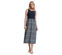 Street One Abito Midi con Gonna Strutturata Blu Scuro 38