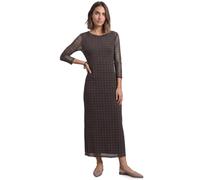 Street One Abito Midi da Donna in Rete con Motivo a Quadri, 1409601
