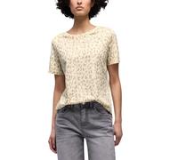 Street One Beige Cotton T-Shirt - IT36|XXS