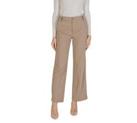 Street One Beige Viscose Casual Pants - W38 | L30