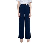 Street One Blue Viscose Casual Pants - W34 | L30