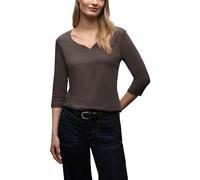 Street One Brown Cotton Long Sleeve T-Shirt - IT40|S