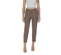 Street One Brown Polyester Casual Pants - W40 | L28