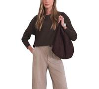 Street One Brown Viscose Sweatshirt - IT36|XXS