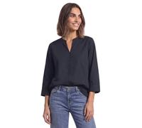 Street One Camicetta da donna con maniche a 3/4 e scollo spacco | indaco notte 38