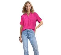 Street One Camicia a Maniche Corte con Dettagli Turnover Magenta Dream 38