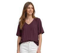 Street One Camicia a Maniche Corte con Scollo a V, Rustic Rouge 34