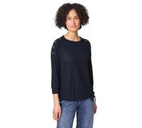 Street One Camicia con Dettagli a Bottone, Shadowed Navy 40