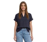 Street One Camicia con Spalle Scoperte, con Scollo a Spacco, Colore Blu Ashen, Taglia 36
