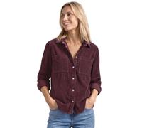 Street One Camicia da Donna a Maniche Lunghe in Velluto a Coste con Bottoni 3413517, Rustic Rouge, 52