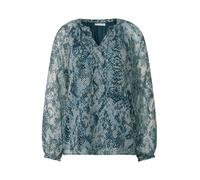 STREET ONE Camicia da donna stucco / blu ciano / blu chiaro Donna STREET ONE XS stucco / blu ciano / blu chiaro
