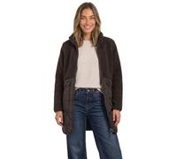 Street One Cappotto da donna 2005728 con mix strutturato e colletto alto, marrone castano, 50