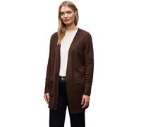 Street One Cardigan Aperto Dark Hazelnut Brown Mel. 34
