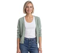 Street One Cardigan con Scollo a V e abbottonatura Verde eucalipto Melange 40