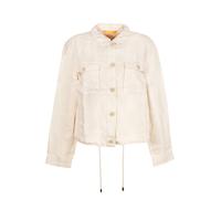 Street One Cargo Tasca Lino Giacca Donna Beige Verde Menta Taglia 38 40 42 44 46