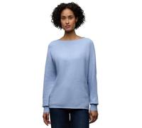 Street One Cosy Dolman - Felpa con Cappuccio, Colore: Blu
