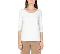 Street One Cream Cotton Long Sleeve T-Shirt - IT38|XS