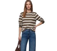 Street One Felpa a Righe Light Terra Mocha 38